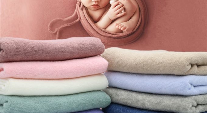 140*170cm Newborn Photography Props Blanket Baby Infant Photo Backdrop Fabrics Shoot Studio Accessories Stretch Wrap