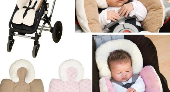 Newborn Baby Boy Girl Cushion Pad Mat for Car Seat Double-sided Liner Head Body Pillow Support Dropshipping Stroller Accessories