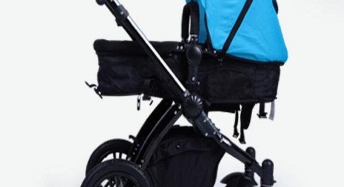 2017 New European High Landscape Pushchair Four Bidirectional Shock Baby stroller