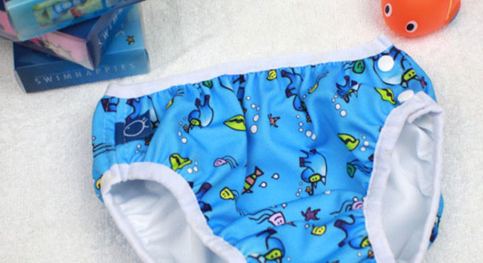 Diaper Swim Pants For Newborn Baby Swimwear Leak Proof Cute Waterproof Nappy Toddler Infant Swimming Diapers Dropshipping