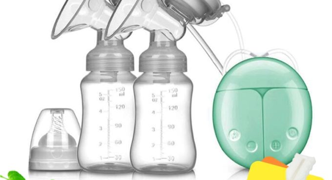 Double Electric Breast Pump plus one brush as free Gift For Drop shipping buyers