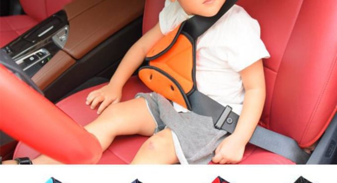 Universal Car Safe Seat Belt Cover Soft Adjustable Triangle Safety Seat Belt Pad Clips Protection for Baby Child Belts