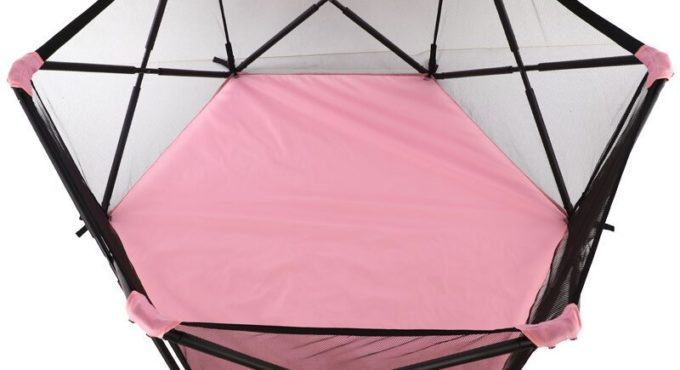 Folding Children Playing House Baby Playpen Pink Portable Outdoor Indoor Toddler Game Corralito Para Baby Furniture BE50BP