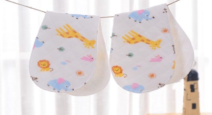 ZL Baby Cartoon Print Diaper Six Layer Bamboo Eco Cotton Diapers Nappy Baby Product