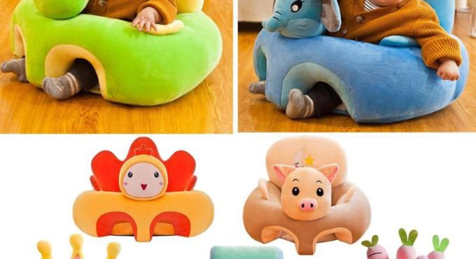 Baby Sofa Cover Creative Cartoon Baby Sofa Cover Learning Sit Seat Nursing Chair Cover Baby Sofa Support Seat Cover Without Fill
