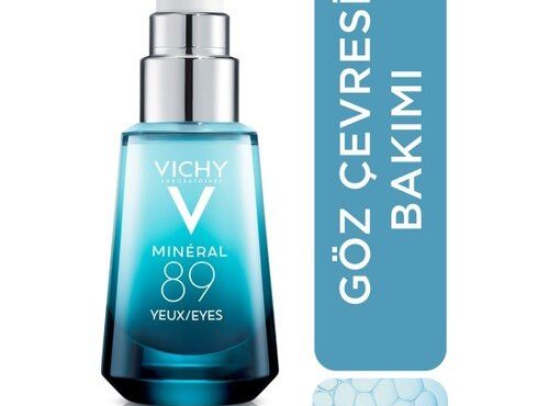 Vichy Mineral 89 with Eye Care Welding Hyaluronic Acid and Pure Caffeine Moisturizing 15 ml