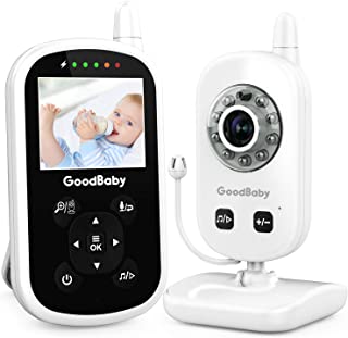 Video Baby Monitor with Camera and Audio - Auto Night Vision,Two-Way Talk, Temperature Monitor, VOX Mode, 5lullabies, 960ft Ra
