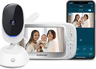 Motorola Connect40 by Hubble Connected Video Baby Monitor - 5 "Parent Unit and HD Wi-Fi for Viewing baby, elderly, Pet - 2-Wa
