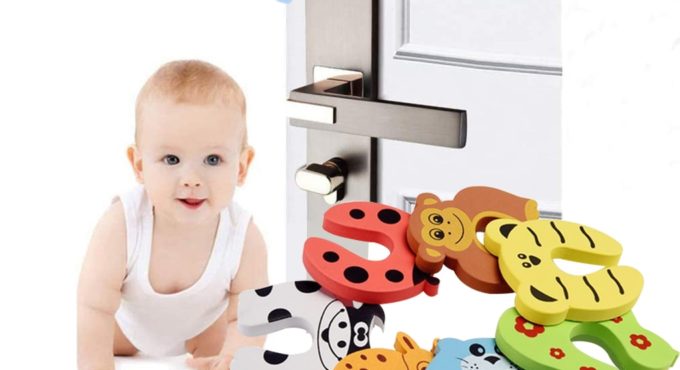 Hot Sale 1PC/5PCS Protection Baby Safety Cute Animal Security Door Stopper Baby Card Lock Newborn Care Child Finger Protector