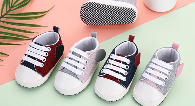 Newborn Baby Splicing Bandage Soft Sole Casual Shoes Single Shoes Girls Boy First Walkers Sneakers Shoes Toddler Classic Shoes