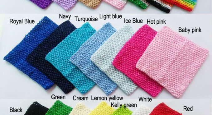 9x10inches Crochet Tube Tutu Tops Girls Crochet Tutu Bands Headbands 50pcs Per Lot
