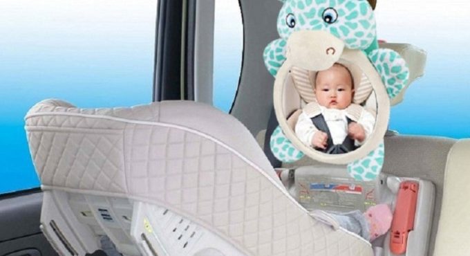 OLOEY Car Seat Mirror Baby Facing Rear Mirrors Baby Adjustable Safety Seat Rearview Mirror Baby Headrest Mount Car Accessories