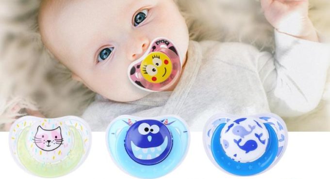 Pacifiers for Babies Safe Newborn Infant Toddlers Baby Pacifier Silicone Nipple Soother Anti-dust Lid Infant Teether