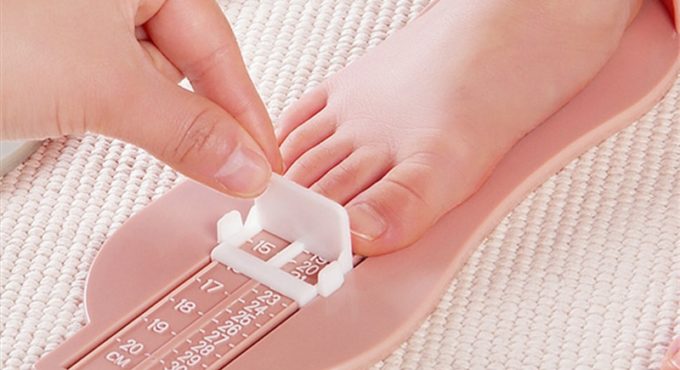 Pudcoco Foot Measuring Device Shoes Gauge Ruler for Baby Measure Foot New Footful at Home 5 Colors