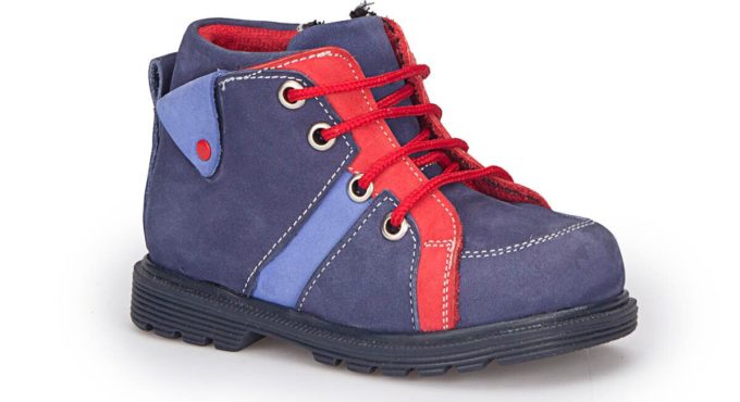FLO 72.509579.B Navy Blue Male Child Boots Polaris