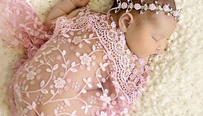 Newborn Photography Baby wrap Photo Prop photography Quilt With Headband Wrap Prop Outfits sleeping blanket ZF
