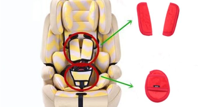 3pcs/set Cute Plush Car Seat Belt Shoulder Pads Adult Children's Comfortable Seat Belt Protecting Soft Strap Auto Car Accessorie
