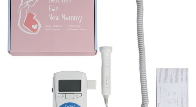 LCD Display Baby LCD Ultrasonic Detector Fetal Doppler Prenatal Heart Rate Heartbeat Monitor