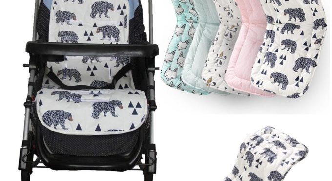 New Comfortable Baby Stroller Pad Four Seasons General Soft Seat Cushion Child Cart Seat Mat Kids Pushchair Cushion for 0-27M