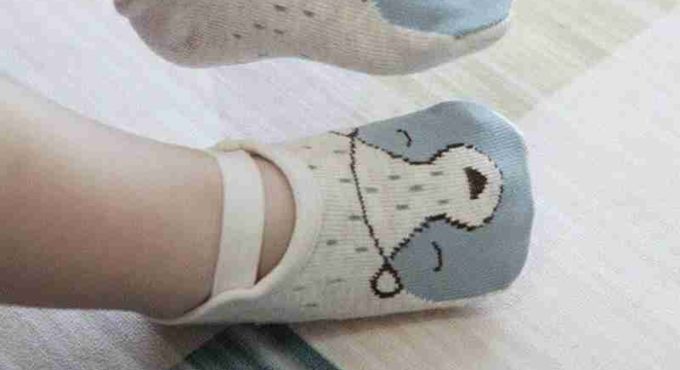 Animal floor socks anti-skid anti-flooding with cartoon children's floor socks 1-3-5 years old